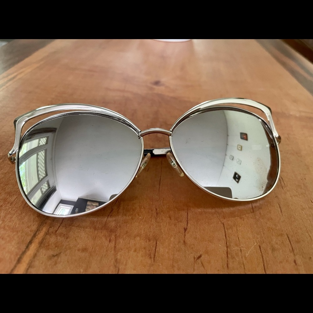 Cat eye Mirrored sunglasses aviators
